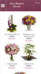 Mobile Screenshot of paulbealesflorist.com